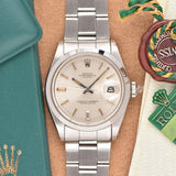 1970 Rolex Date Silver Dial - Box & Papers