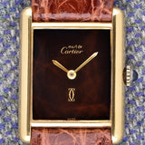 Cartier Tank Must De Cartier Marble Brown Dial