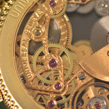 1998 Universal Genève Ref. 151.11.662 Skeleton 18K Gold Complete Set