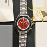 1999 Omega Speedmaster 3510.61 Red Schumacher Complete Set