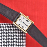 Cartier Must De Tank Raised Roman Dial