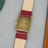 Cartier Must De Tank Bordeaux Dial