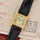 1993 Cartier Must De Tank Roman Dial - Complete Set