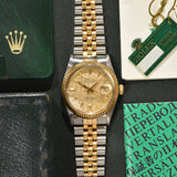 1987 Rolex Datejust 16013 Linen DIal With A Complete Set