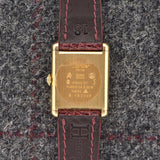Cartier Must De Tank Bordeaux Dial