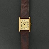 Cartier Tank 'Must De' Lemon Roman Complete Set - Rare Brazilian Hallmark