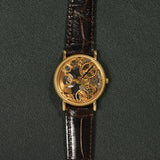 1998 Universal Genève Ref. 151.11.662 Skeleton 18K Gold Complete Set