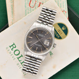 1979 Rolex Datejust Grey Sigma Dial - Box & Papers