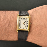 Bucherer Tank Jumbo 18k Solid Gold