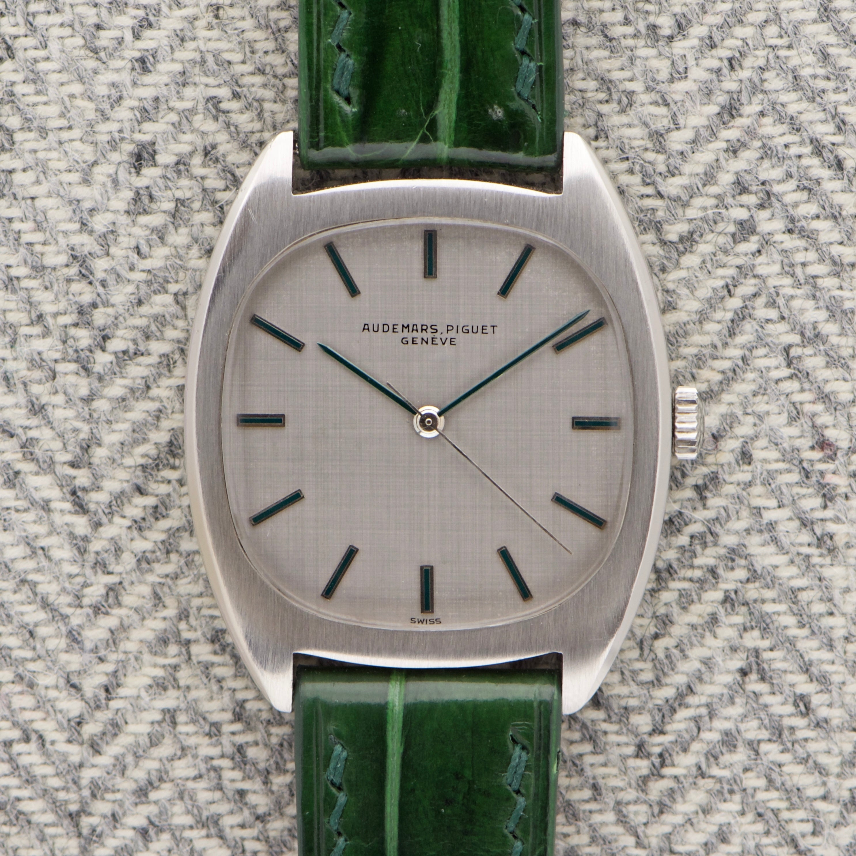 Audemars Piguet Steel Tonneau Green Lacquer (Ref. 5369