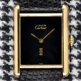 Cartier Tank Must De Cartier Black Dial