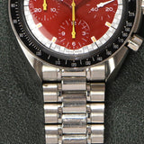 1999 Omega Speedmaster 3510.61 Red Schumacher Complete Set