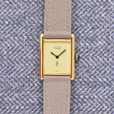 Cartier Must De Tank Lemon Dial - Box & Papers
