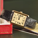1978 Cartier Tank 'Must De' Lemon Roman Complete Set - Original Owner