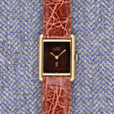 Cartier Tank Must De Cartier Marble Brown Dial