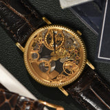 1998 Universal Genève Ref. 151.11.662 Skeleton 18K Gold Complete Set