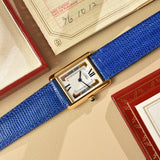 NOS 1996 Cartier Tank Must De Cartier Tri-Metal Roman Complete Set **UNWORN**