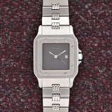 Cartier Santos Carree Grey Dial - Godron Bracelet •Pending•