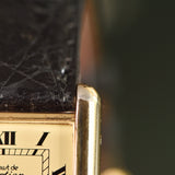 1978 Cartier Tank 'Must De' Lemon Roman Complete Set - Original Owner