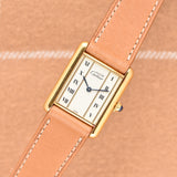 Cartier Must De Tank Ivory Column Roman Dial - Rare Matte Dial