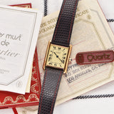 Cartier Must De Tank Roman - Complete Set