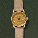 Rolex Datejust 16013 Linen Dial With Rolex Buckle