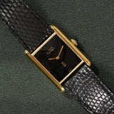 Cartier Tank Must De Cartier Black Dial With Box
