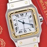 Cartier Santos Carree Two-Tone - Box & Papers