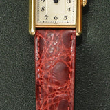Cartier Tank 'Must De' Breguet Dial With Box and Hangtag