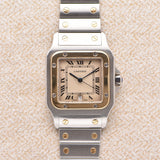 Cartier Santos Galbee Roman Ivory Dial