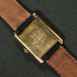 1978 Cartier Tank 'Must De' Lemon Roman Complete Set - Original Owner