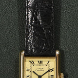 1978 Cartier Tank 'Must De' Lemon Roman Complete Set - Original Owner