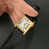 Bucherer Tank Jumbo 18k Solid Gold