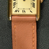 Cartier Tank 'Must De' Lemon Roman Complete Set