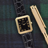Piaget Protocole Black Roman Dial - Original Buckle