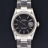 1969 Rolex Datejust Matte Black - Confetti Dial