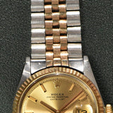 1970 Rolex Datejust 1601 Two-Tone No Lume Dial