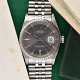 1979 Rolex Datejust Grey Sigma Dial - Box & Papers