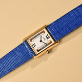 NOS 1996 Cartier Tank Must De Cartier Tri-Metal Roman Complete Set **UNWORN**