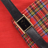Cartier Tank Must De Cartier Black Dial - Original Strap & Buckle