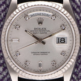 1995 Rolex Day-Date Factory Diamond Dial - Box & Papers
