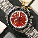 1999 Omega Speedmaster 3510.61 Red Schumacher Complete Set