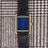 Cartier Must De Tank 'Lapis' Blue Dial - Box & Papers