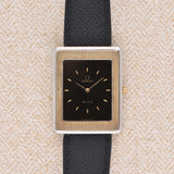1970 Omega De Ville Brown Houndstooth Dial Tank