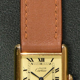 Cartier Tank 'Must De' Lemon Roman Complete Set