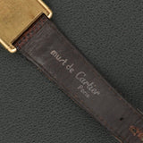Cartier Tank 'Must De' Lemon Roman Complete Set - Rare Brazilian Hallmark