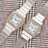 Cartier Santos Carree Two-Tone