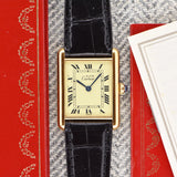1993 Cartier Must De Tank Roman Dial - Complete Set
