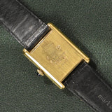Cartier Tank 'Must De' Tuxedo Reverse Black Roman Complete Set