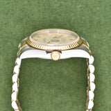 2001 Rolex Datejust Two-Tone Pyramid Dial - Box & Papers